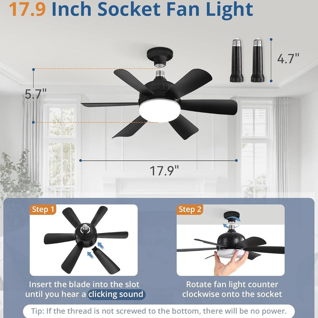 Ventilateur de bureau design — Style épuré, voltage universel, parfait salon et chambre