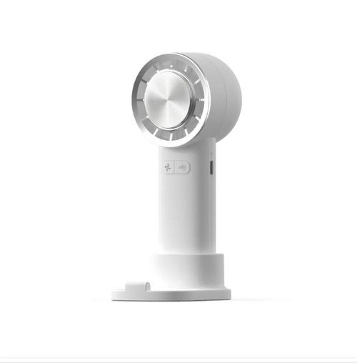 Mini ventilateur portable rechargeable — Usage main ou bureau, Option Cold compress
