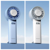 Mini ventilateur portable rechargeable — Usage main ou bureau, Option Cold compress — Breezehome